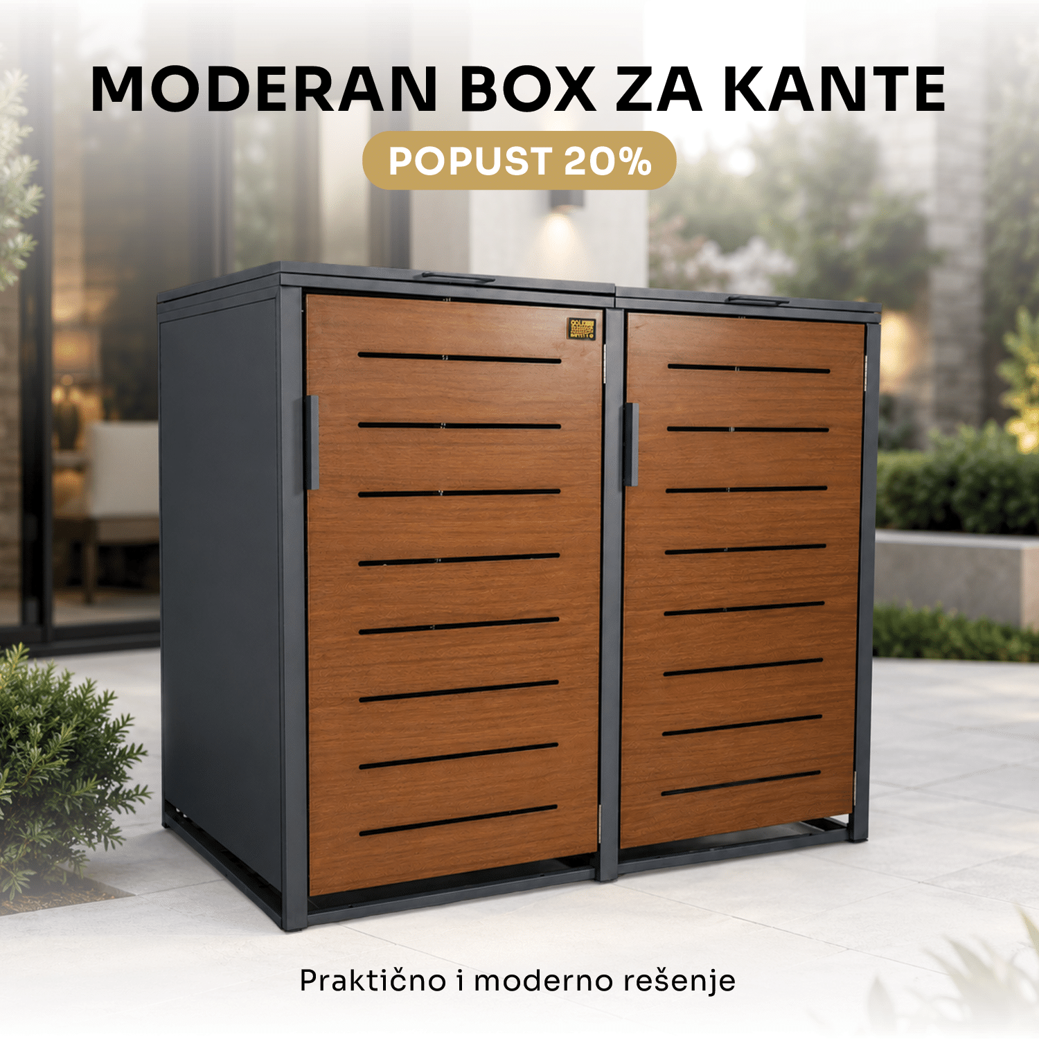 WoodBin Box - double